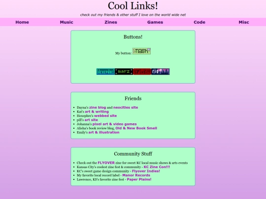 cool-links screenshot