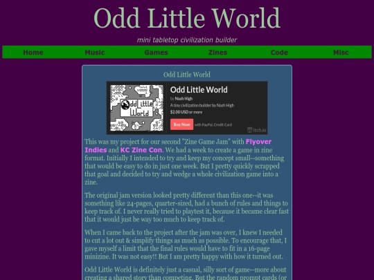 games/odd-little-world screenshot