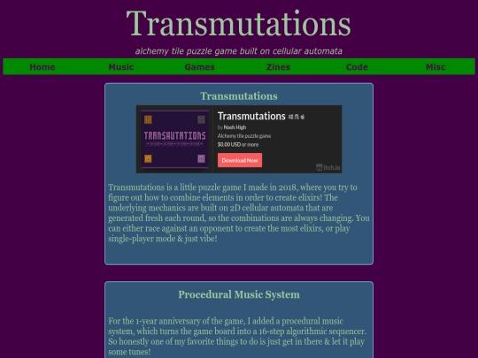 games/transmutations screenshot