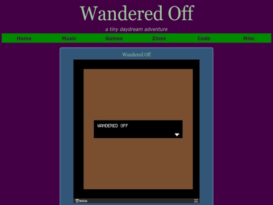 games/wandered-off screenshot