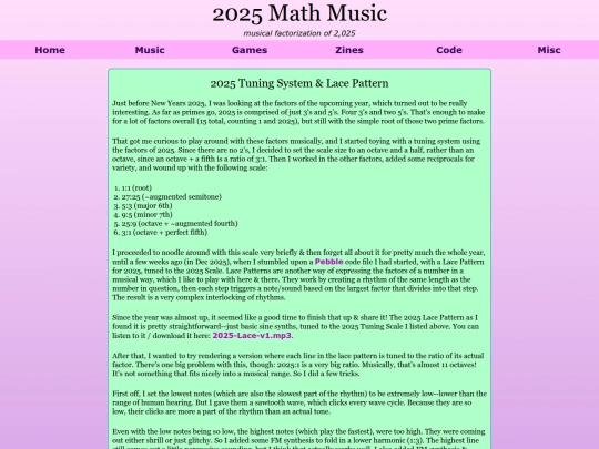 music/2025-lace screenshot