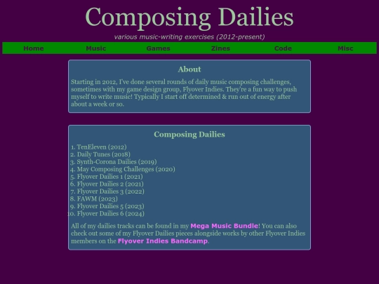 music/composing-dailies screenshot