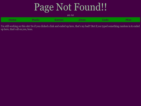 not_found screenshot