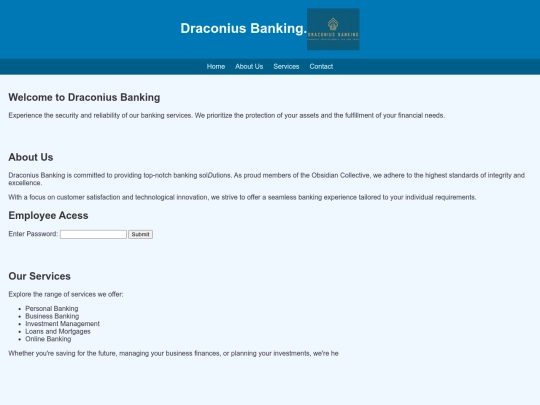 DraconiusBanking screenshot