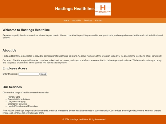 HastingsHealthline screenshot