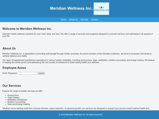 MeridianWellnessClinic screenshot