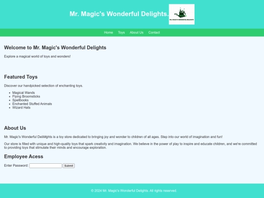 Mr.MagicsWonderfulDelights screenshot