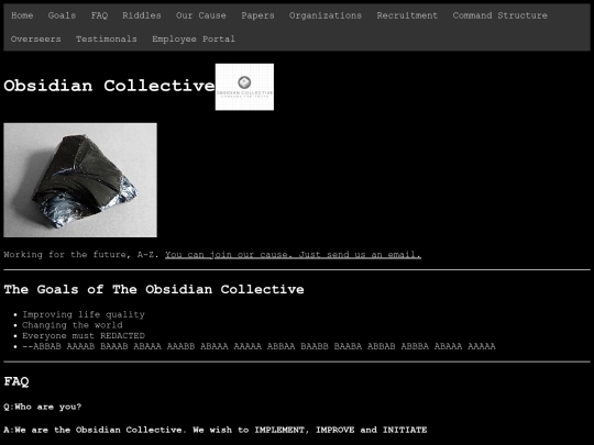 Obsidiancollective screenshot