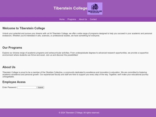 TibersteinCollege screenshot