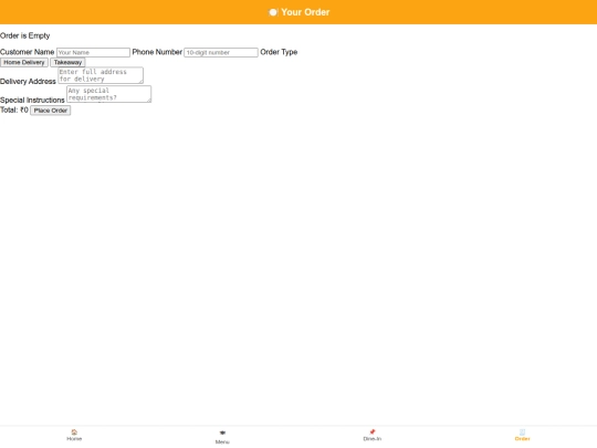 order screenshot