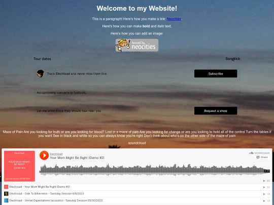 songkick screenshot
