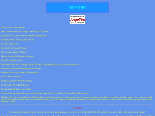 kevinbio screenshot