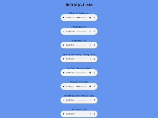 mp3s screenshot