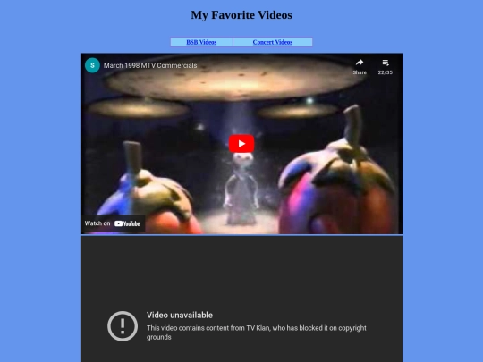 videos screenshot