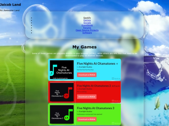 games screenshot
