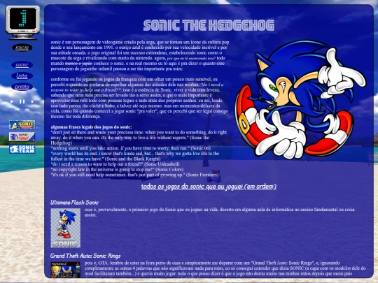 recantos/sonic screenshot