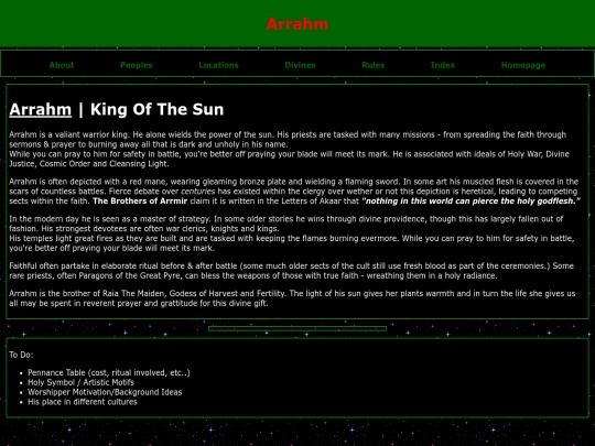 mogarth/divines/arrahm screenshot