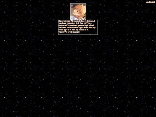 index screenshot