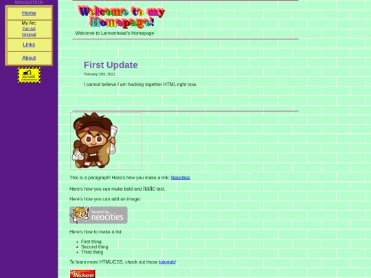 index screenshot