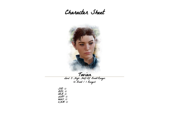 bg3/tavsheet screenshot