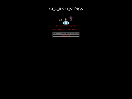 cliques screenshot