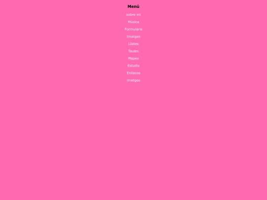 menu screenshot