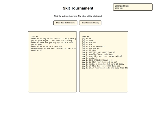 skits screenshot
