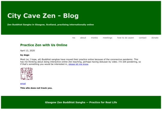 posts/4-13-20 Practice Zen with Us Online screenshot