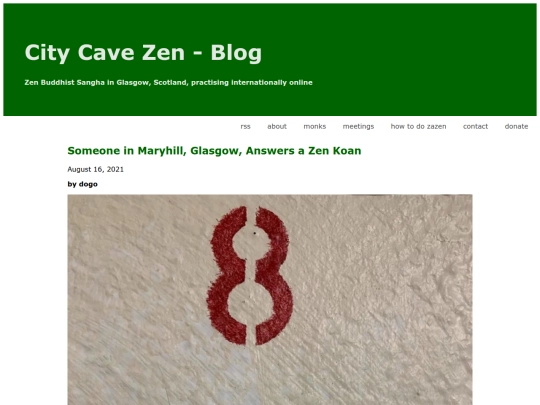 posts/8-16-21 someone in maryhill, glasgow, anwers a zen koan screenshot