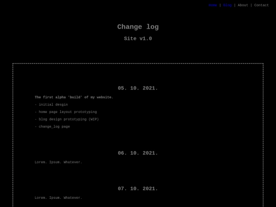 pages/change_log screenshot