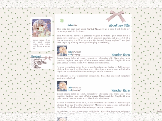 blog screenshot