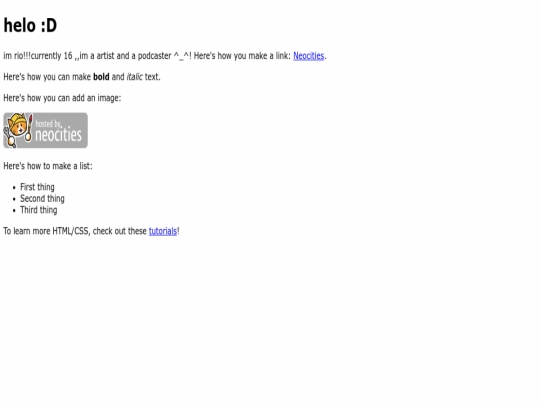 index screenshot