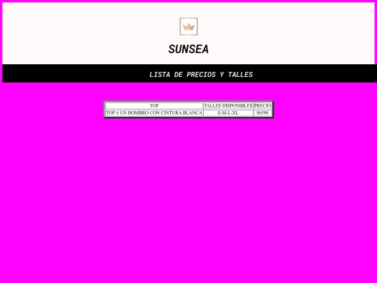 sunsea/tallesypreciostop2 screenshot