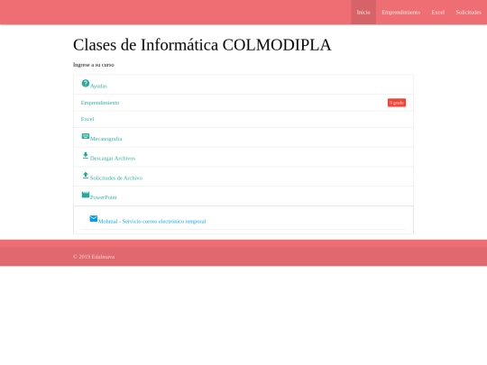 index screenshot