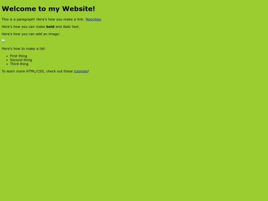 default screenshot
