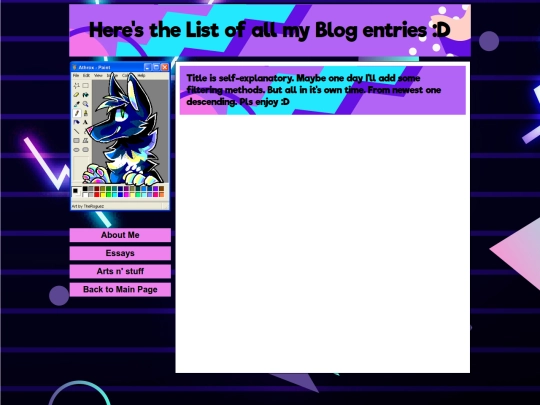 blogs screenshot