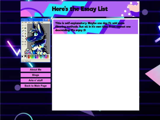 essays screenshot