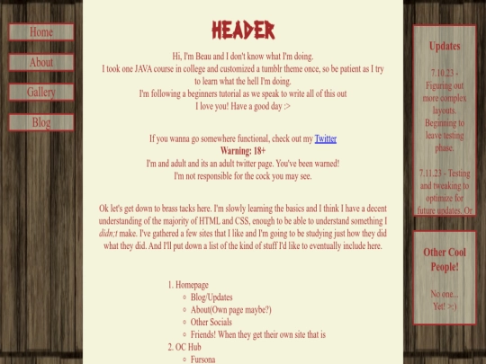 index screenshot