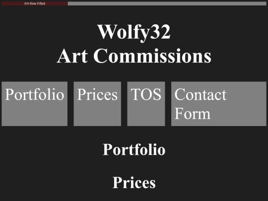 Commisions screenshot