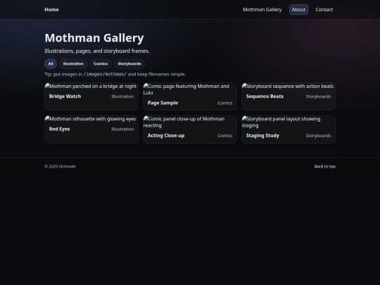 mothmangallery screenshot