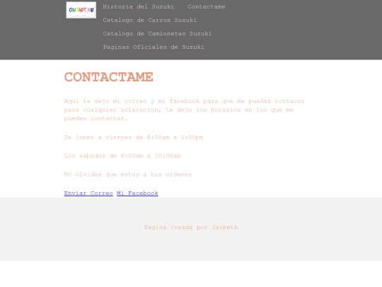Proyecto.html/Contactame screenshot