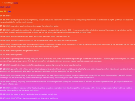 journal screenshot