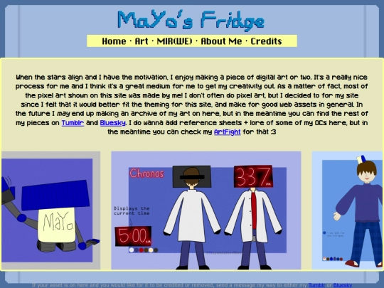 site/Art screenshot