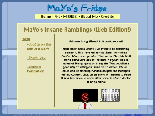 site/MIR(WE) screenshot