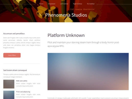 left-sidebar screenshot