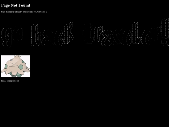 not_found screenshot