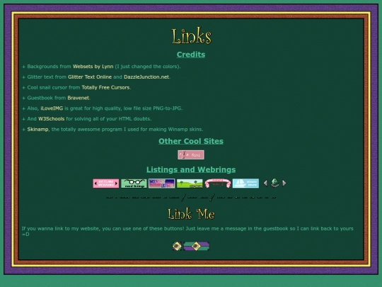 links screenshot