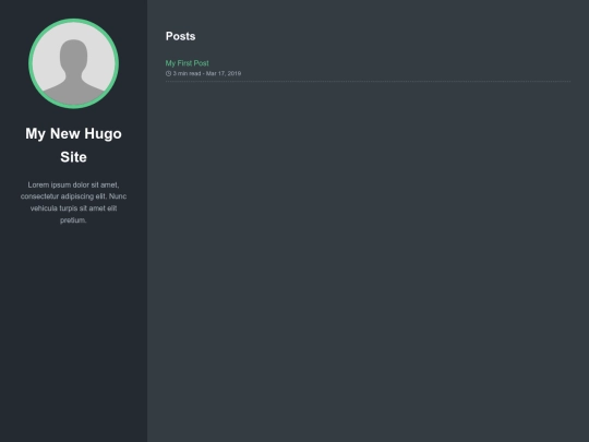 posts/page/1 screenshot