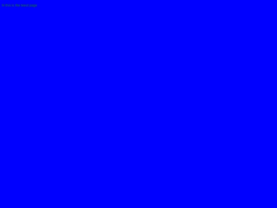 testpage screenshot