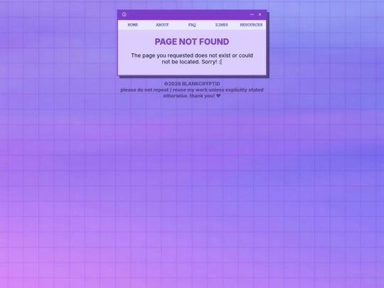 not_found screenshot